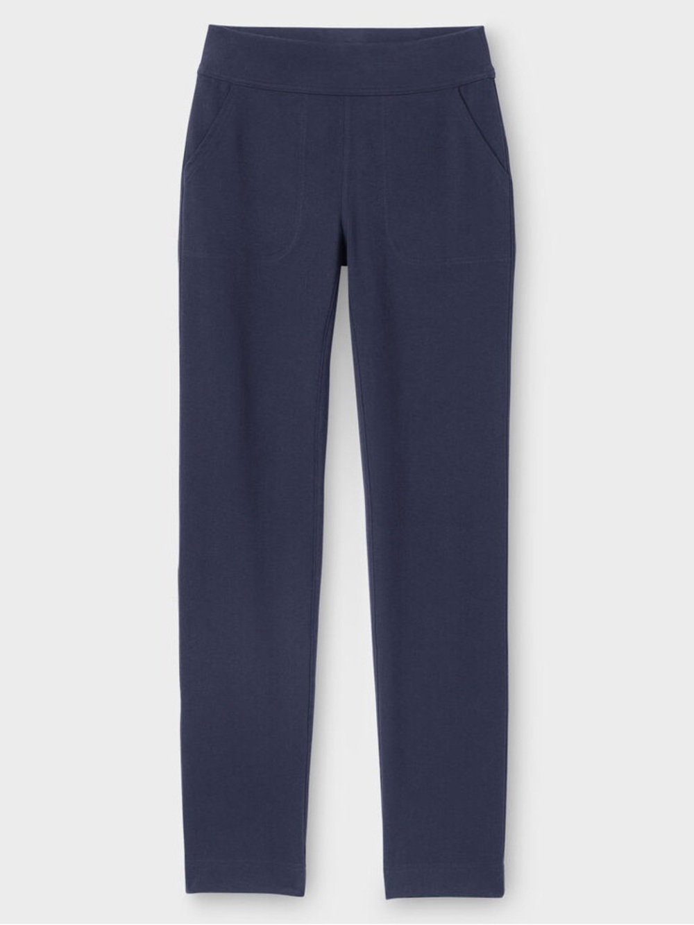 Duluth Trading Co NoGA Naturale Cotton Slim Leg Pants Navy Blue XL